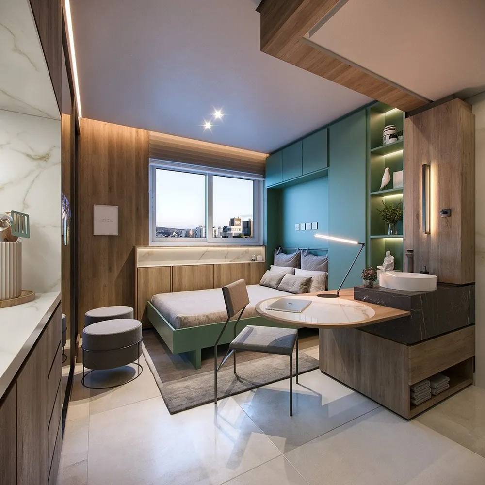 Apartamento, 1 quarto, 19 m² - Foto 1