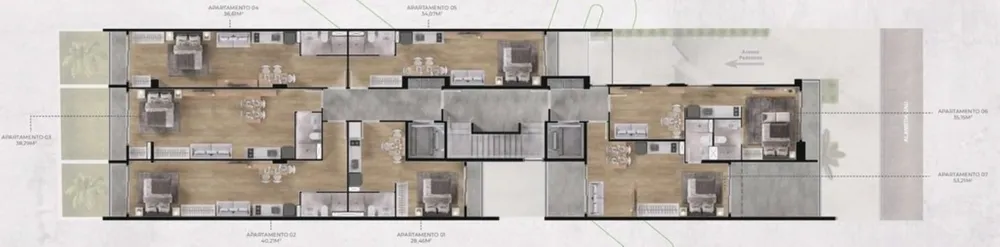 Apartamento, 1 quarto, 37 m² - Foto 23
