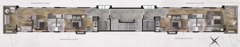 Apartamento, 1 quarto, 37 m² - Foto 24