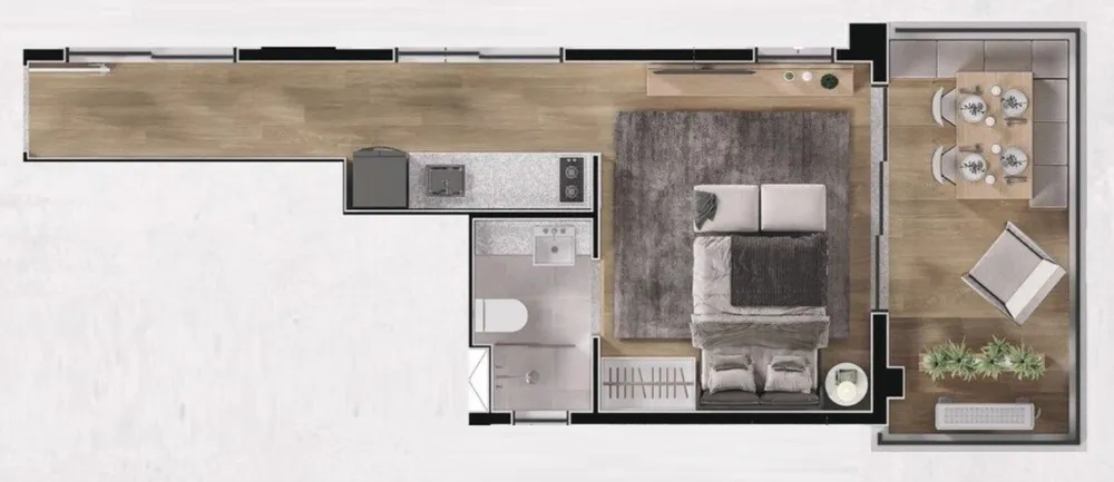 Apartamento, 1 quarto, 37 m² - Foto 27
