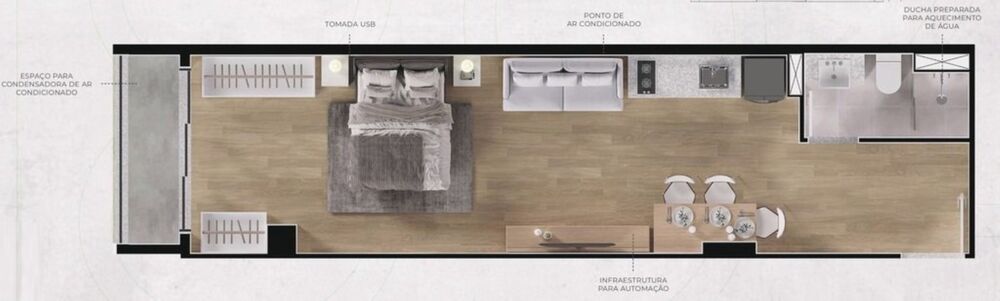 Apartamento, 1 quarto, 37 m² - Foto 21