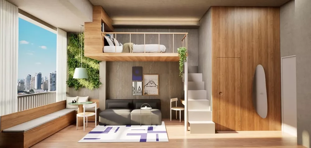 Apartamento à venda com 1 quarto, 23m² - Foto 3