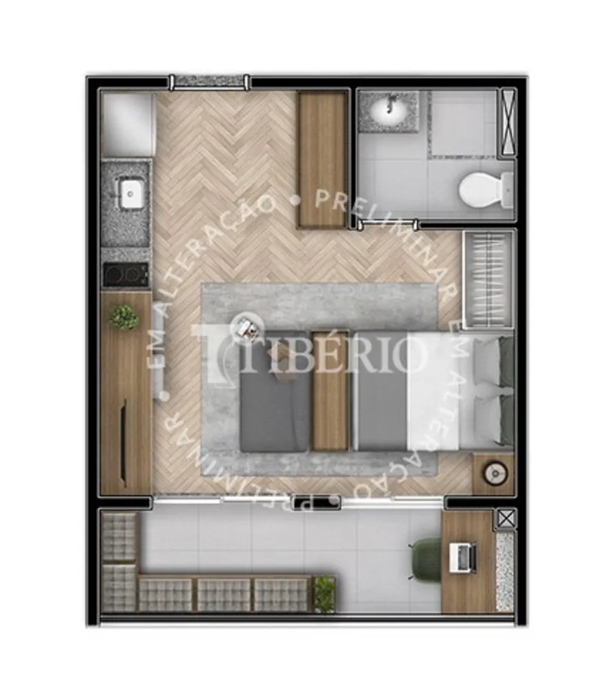 Apartamento, 2 quartos, 45 m² - Foto 22