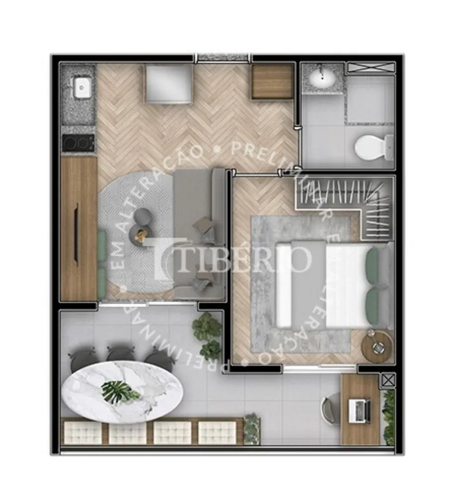 Apartamento, 2 quartos, 45 m² - Foto 24