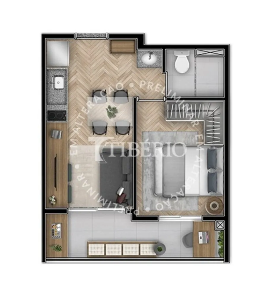 Apartamento, 2 quartos, 45 m² - Foto 23