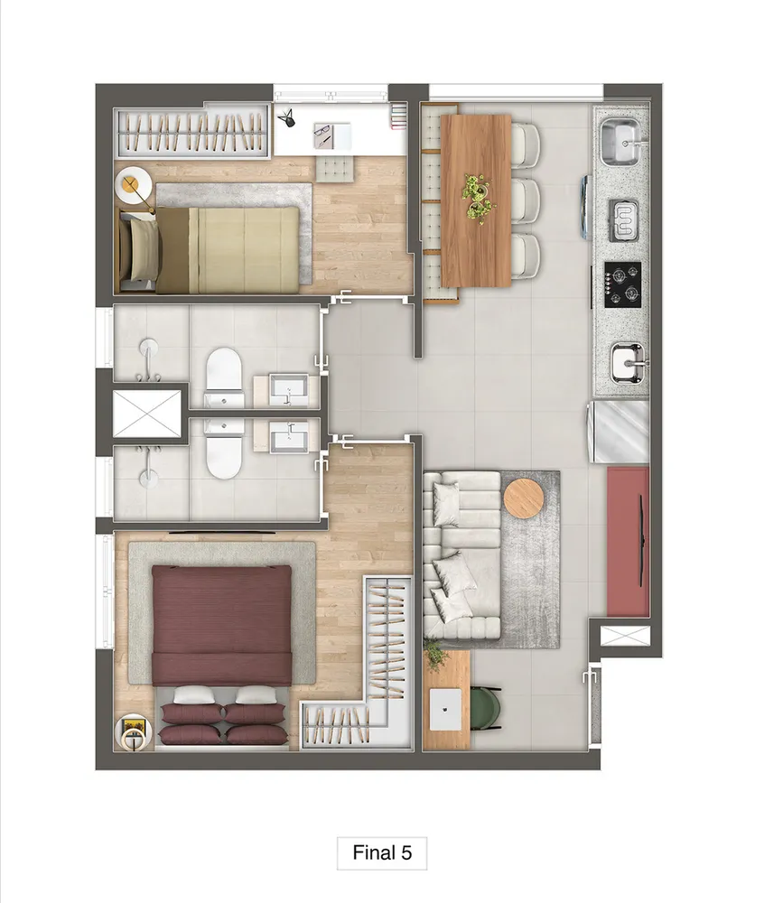Apartamento, 3 quartos, 67 m² - Foto 14