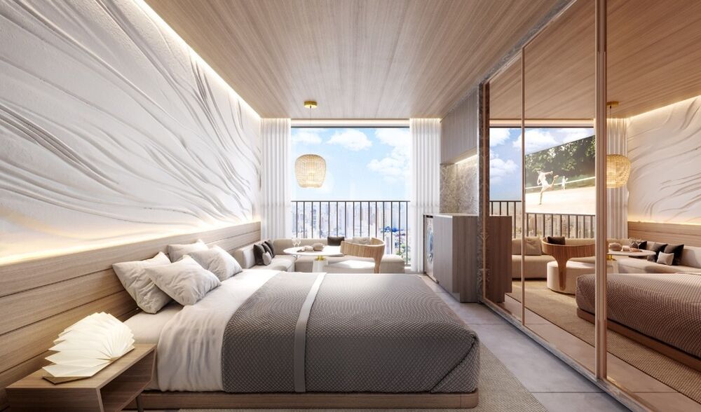 Apartamento à venda com 1 quarto, 36m² - Foto 3