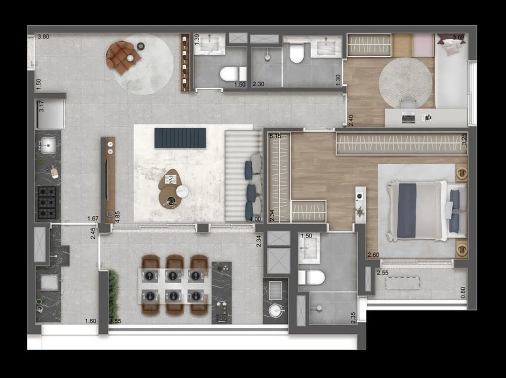 Apartamento, 3 quartos, 85 m² - Foto 8