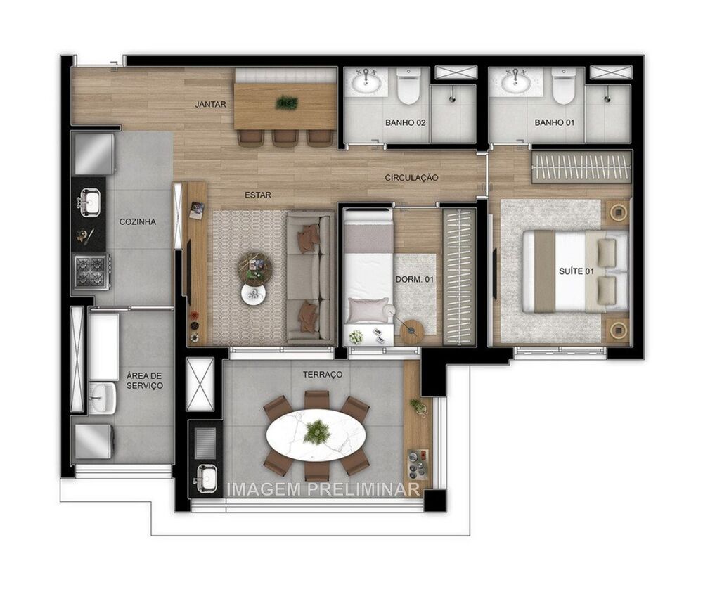 Apartamento, 3 quartos, 84 m² - Foto 8