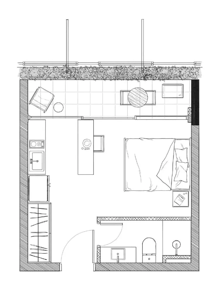 Apartamento, 1 quarto, 36 m² - Foto 4