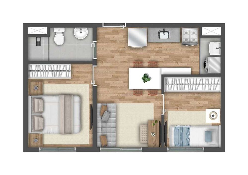 Apartamento, 2 quartos, 40 m² - Foto 13