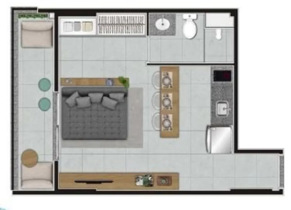 Apartamento, 2 quartos, 55 m² - Foto 4
