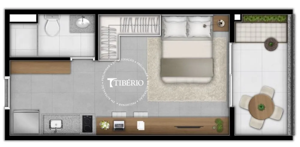 Kitnet-Studio, 27 m² - Foto 12