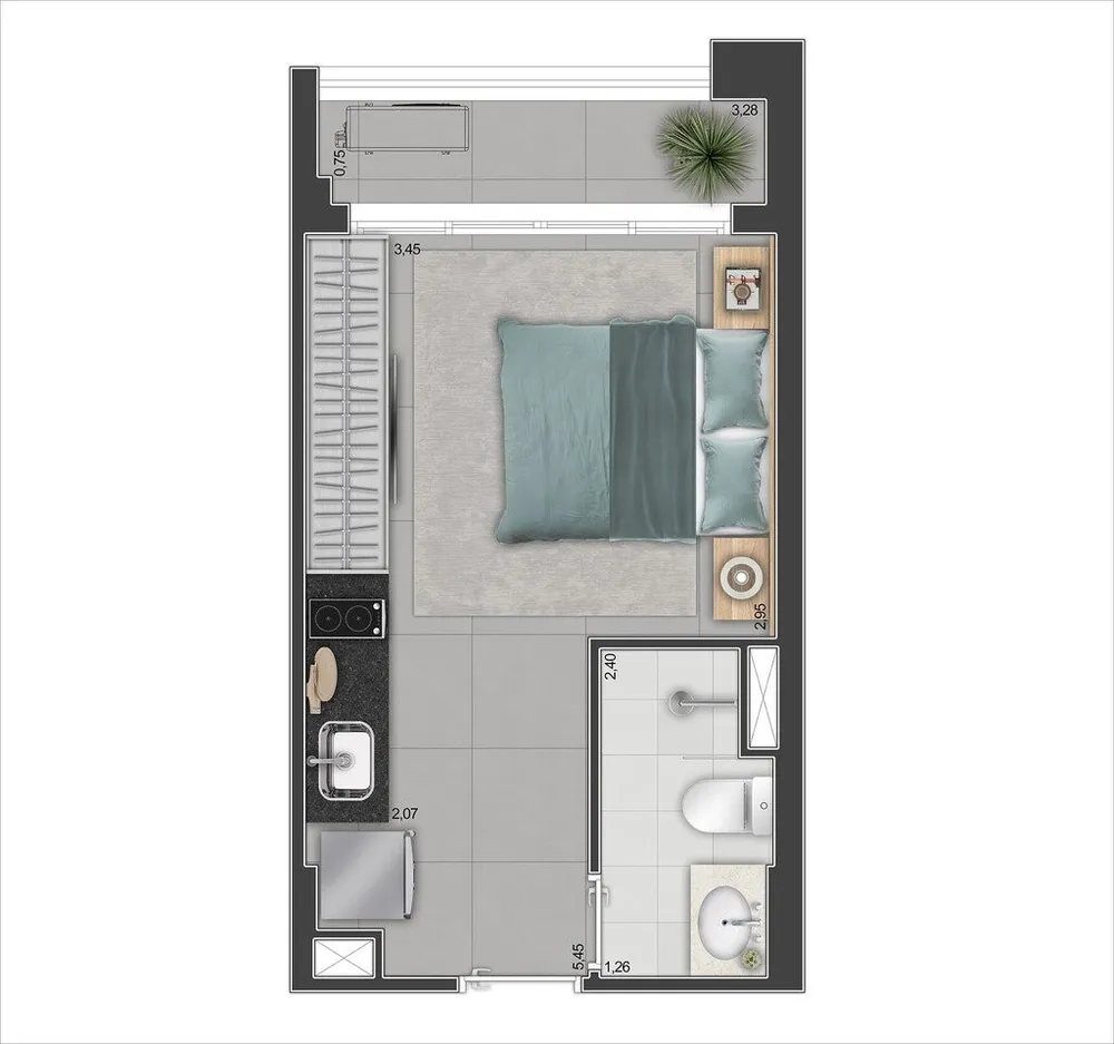 Apartamento, 2 quartos, 43 m² - Foto 10