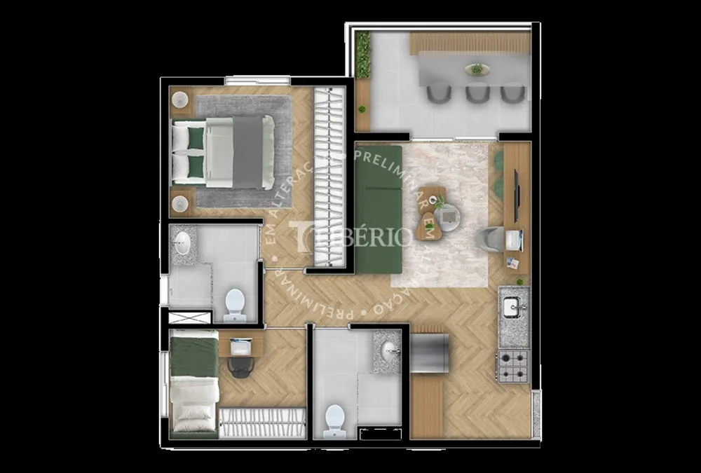 Apartamento, 2 quartos, 39 m² - Foto 20