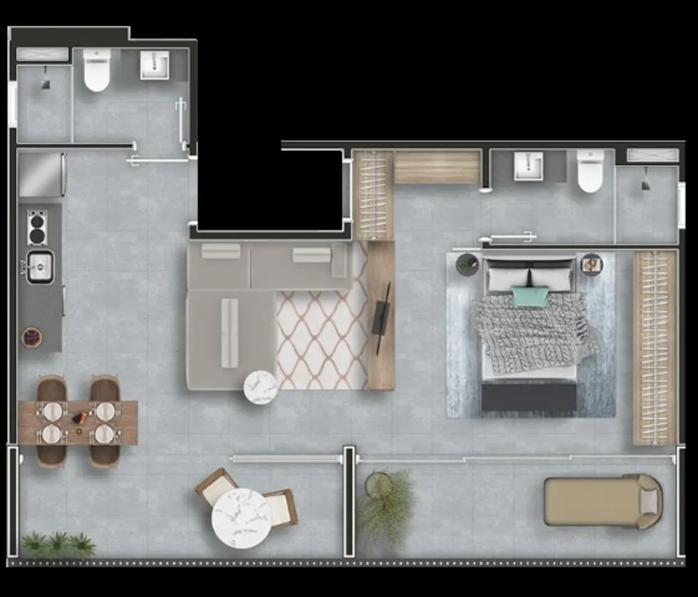 Kitnet-Studio, 31 m² - Foto 20
