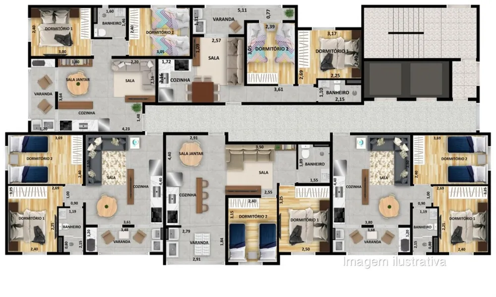 Apartamento, 2 quartos, 115 m² - Foto 13