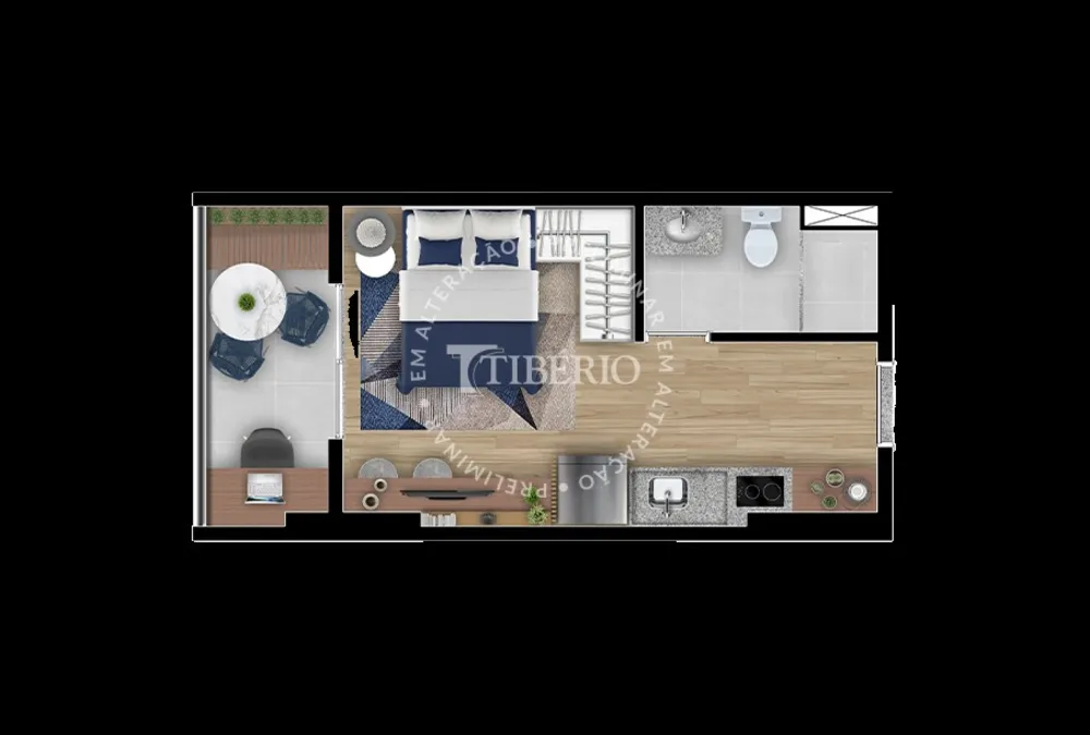 Apartamento, 1 quarto, 33 m² - Foto 7