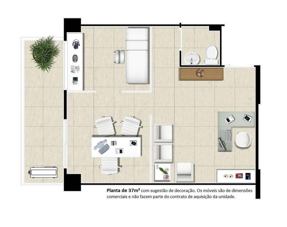 Sala-Conjunto, 34 m² - Foto 6