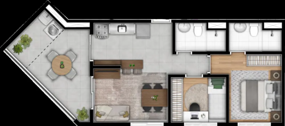 Apartamento, 2 quartos, 38 m² - Foto 12