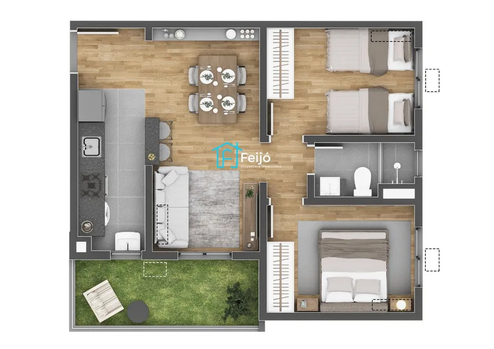 Apartamento, 2 quartos, 45 m² - Foto 16