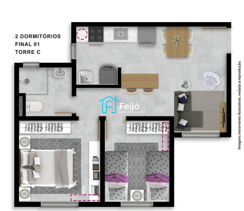 Apartamento, 1 quarto, 24 m² - Foto 9