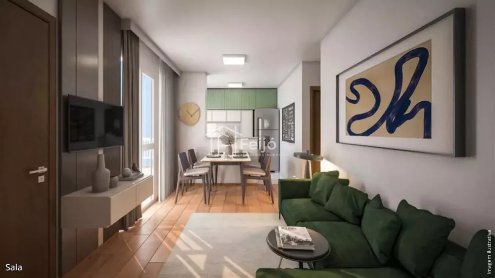 Apartamento à venda com 2 quartos, 38m² - Foto 3