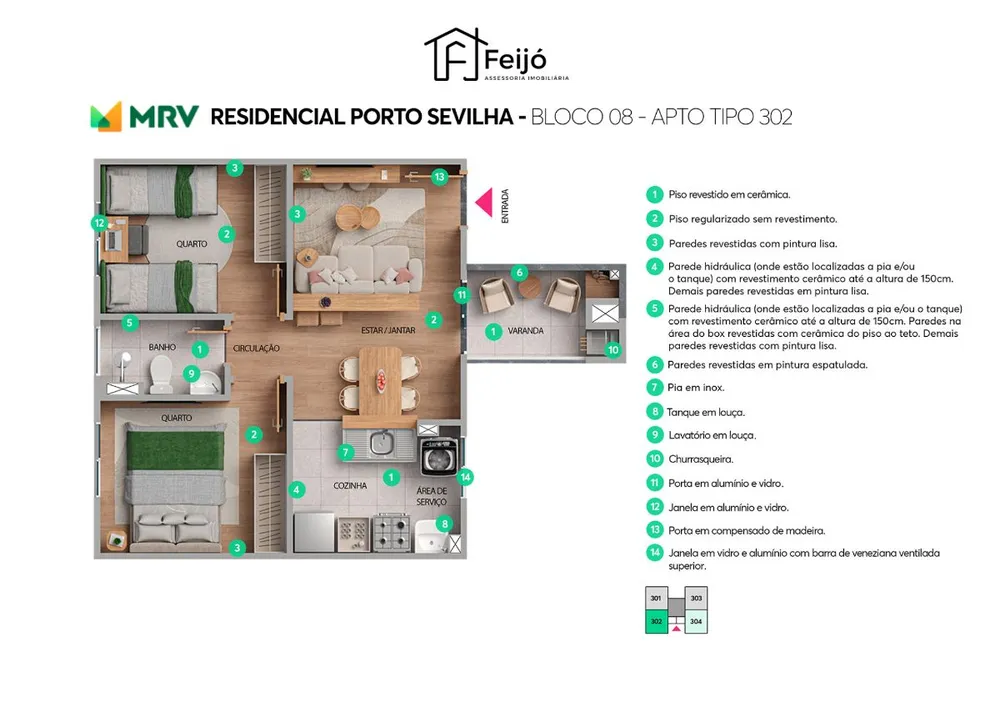 Apartamento, 2 quartos, 38 m² - Foto 16