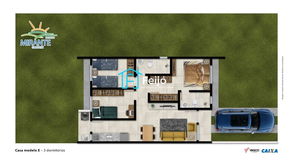 Casa, 2 quartos, 43 m² - Foto 21