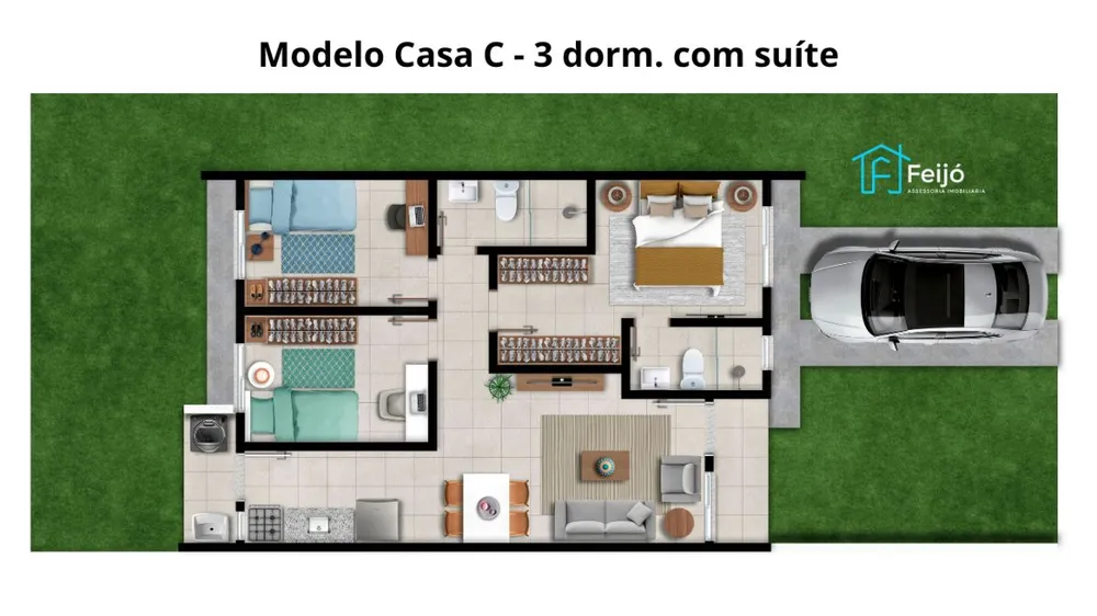 Casa, 2 quartos, 47 m² - Foto 17