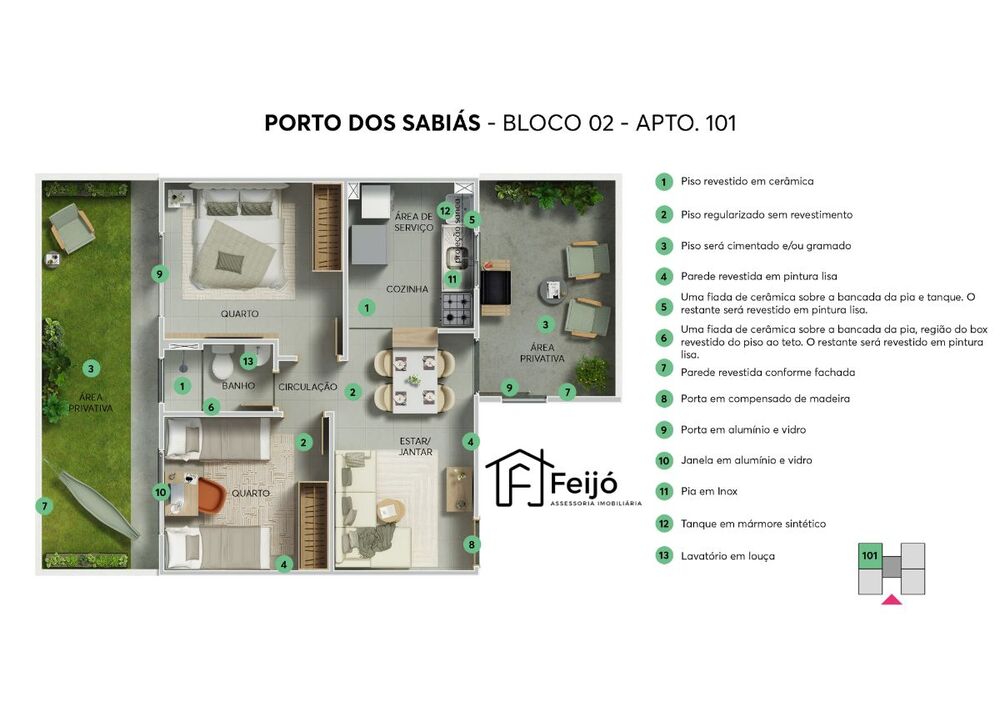 Apartamento, 2 quartos, 40 m² - Foto 1