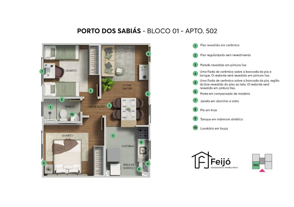 Apartamento, 2 quartos, 40 m² - Foto 12