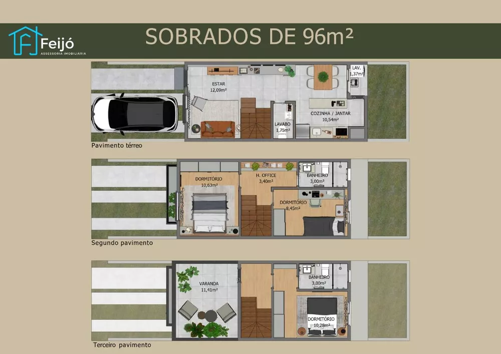 Sobrado, 2 quartos, 72 m² - Foto 4