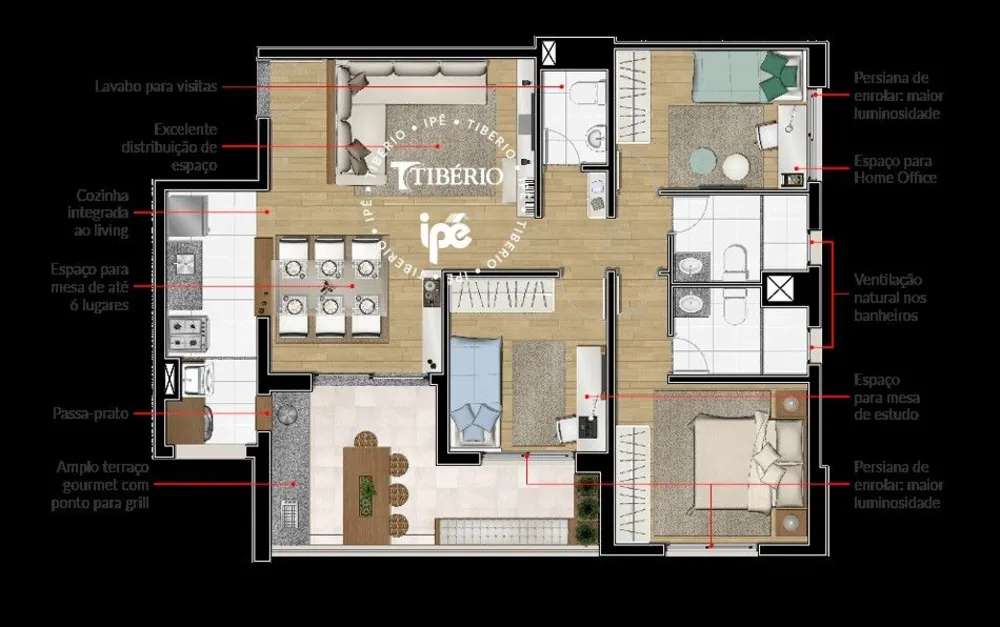 Apartamento, 2 quartos, 72 m² - Foto 12