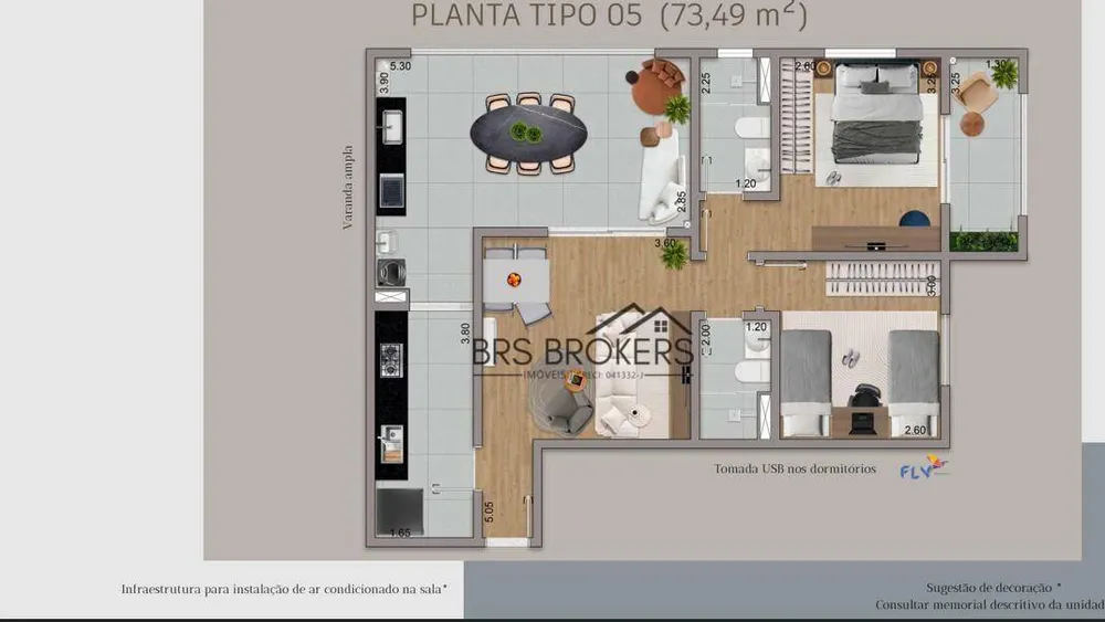 Apartamento, 2 quartos, 70 m² - Foto 17