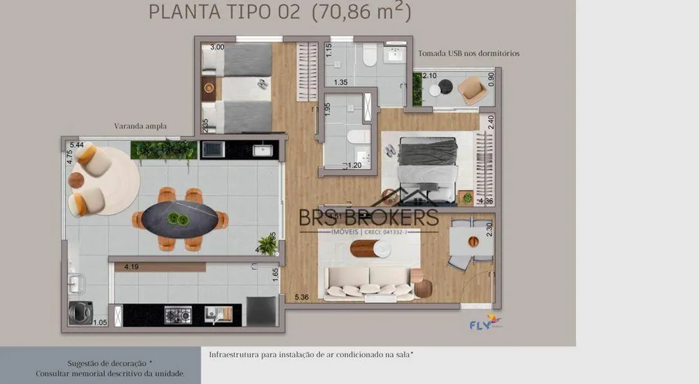 Apartamento, 2 quartos, 70 m² - Foto 15