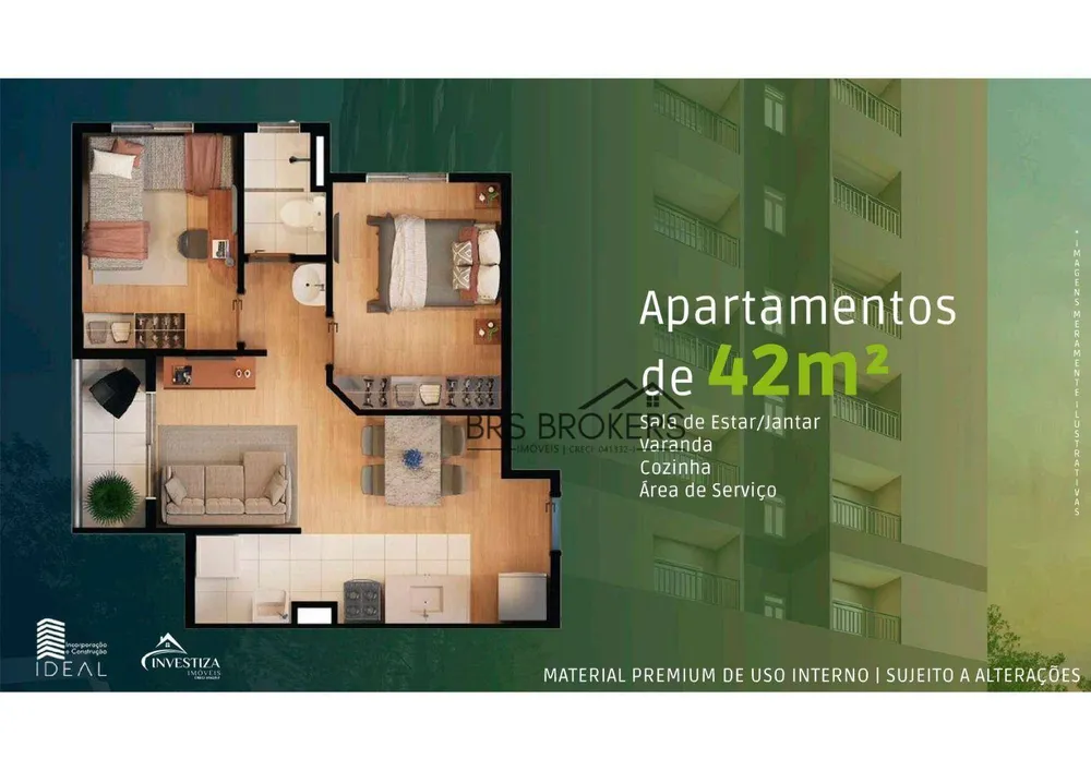 Apartamento, 2 quartos, 38 m² - Foto 24