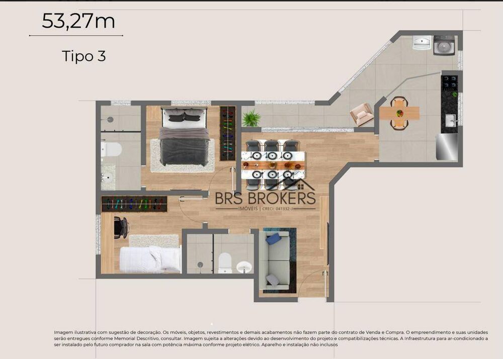 Apartamento, 2 quartos, 43 m² - Foto 11