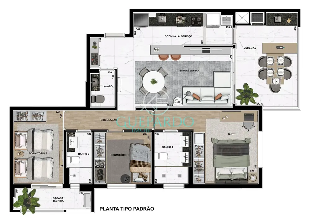 Apartamento, 3 quartos, 103 m² - Foto 15