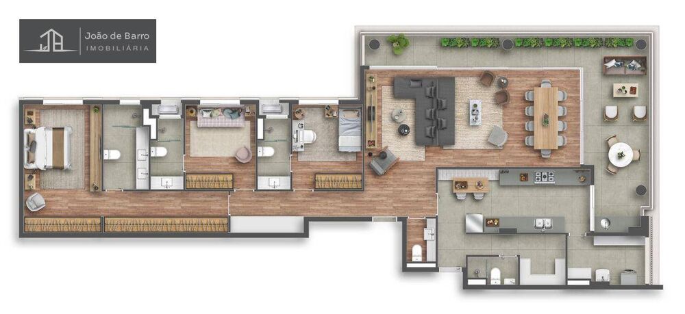Apartamento, 3 quartos, 195 m² - Foto 9