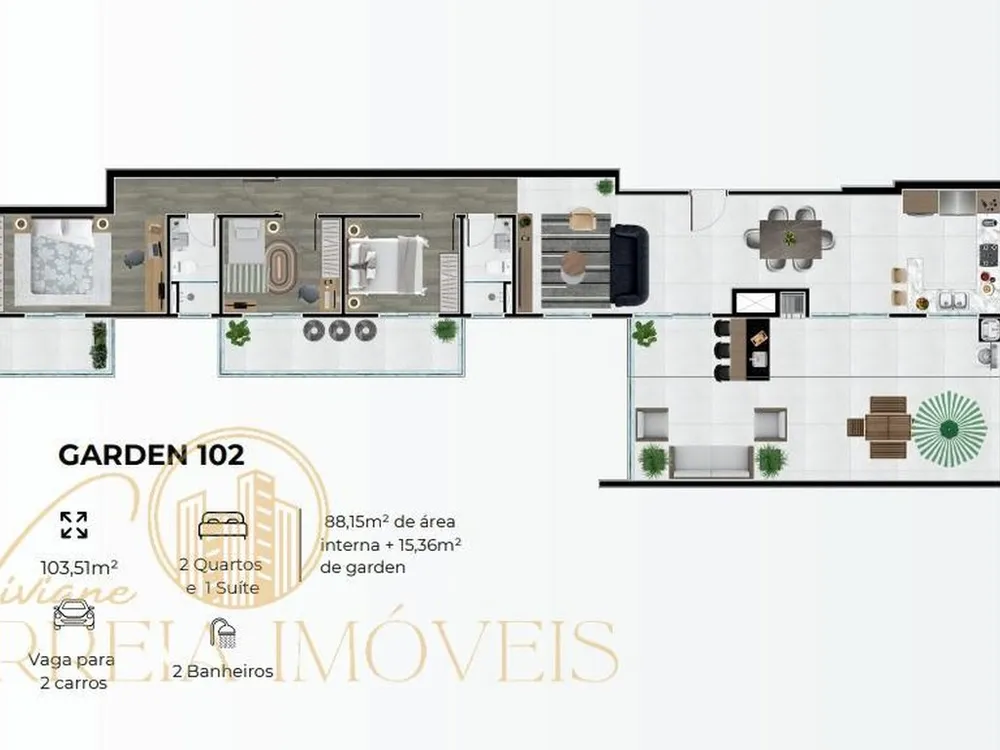 Apartamento, 3 quartos, 100 m² - Foto 13
