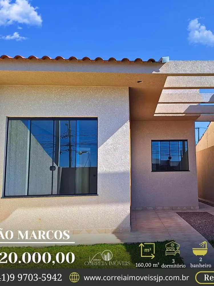 Casa, 3 quartos, 75 m² - Foto 1