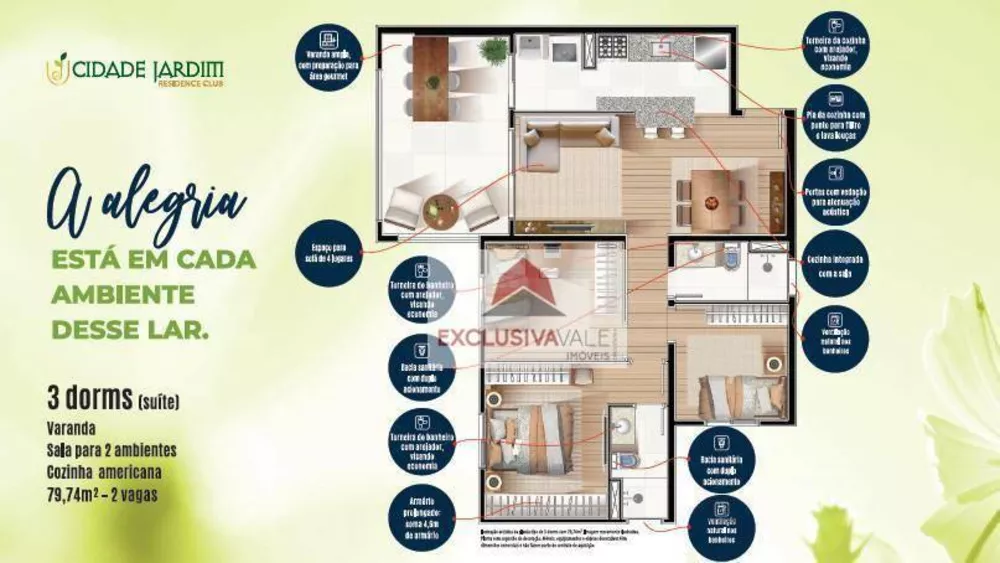 Apartamento, 2 quartos, 65 m² - Foto 21