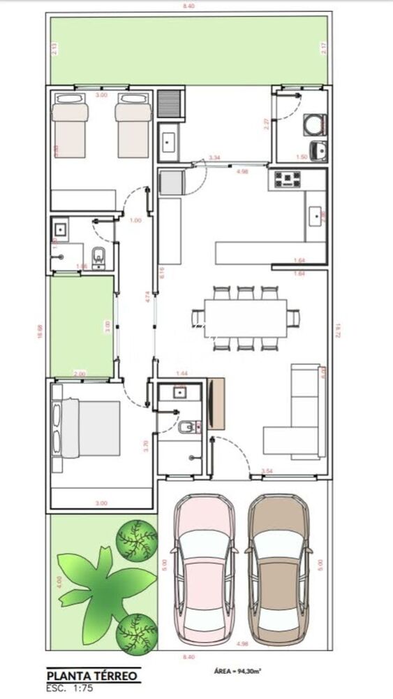 Casa, 2 quartos, 157 m² - Foto 3