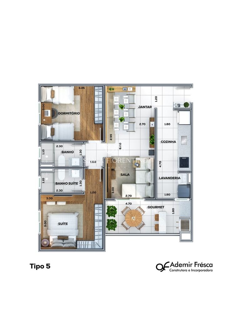 Apartamento, 2 quartos, 76 m² - Foto 6