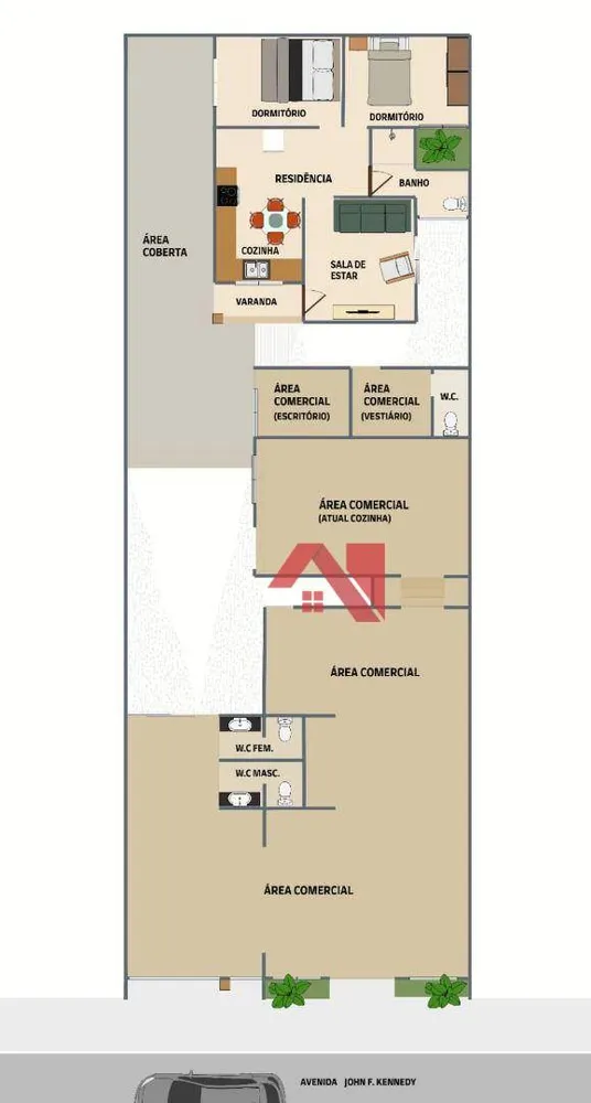 Loja-Salão, 230 m² - Foto 6