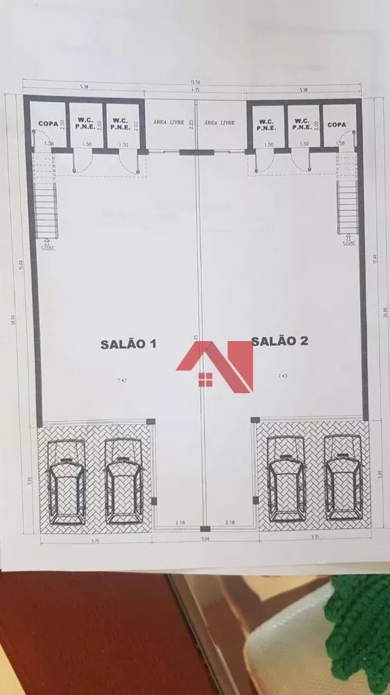 Loja-Salão para alugar, 300m² - Foto 2