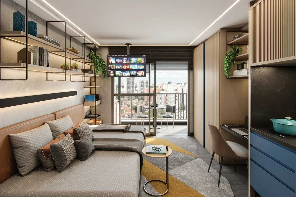 Apartamento, 1 quarto, 25 m² - Foto 1