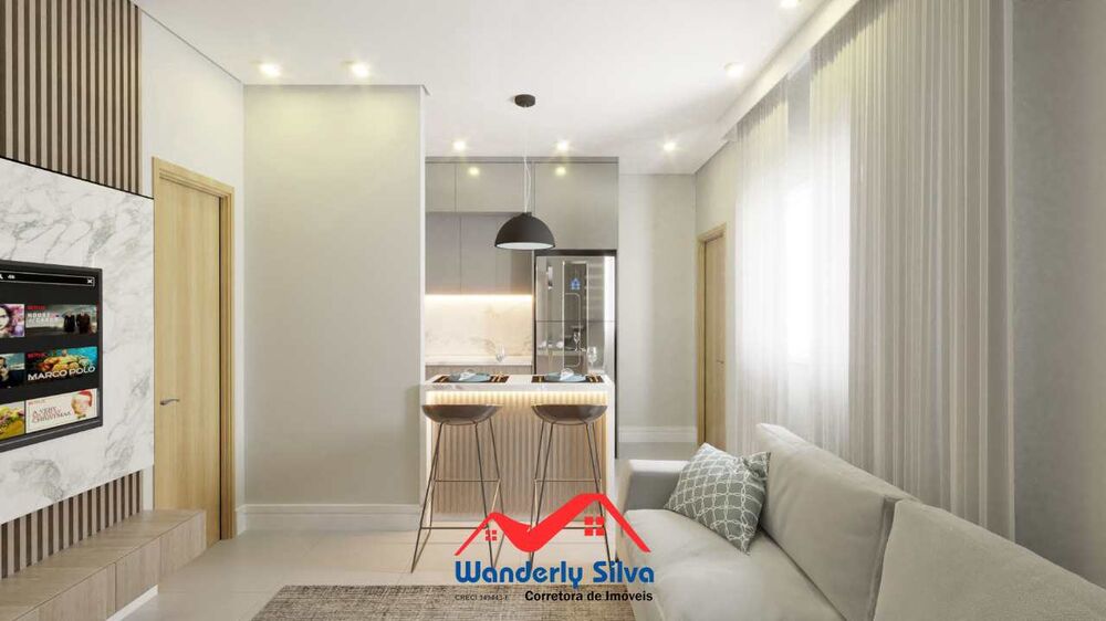 Sobrado, 2 quartos, 66 m² - Foto 1
