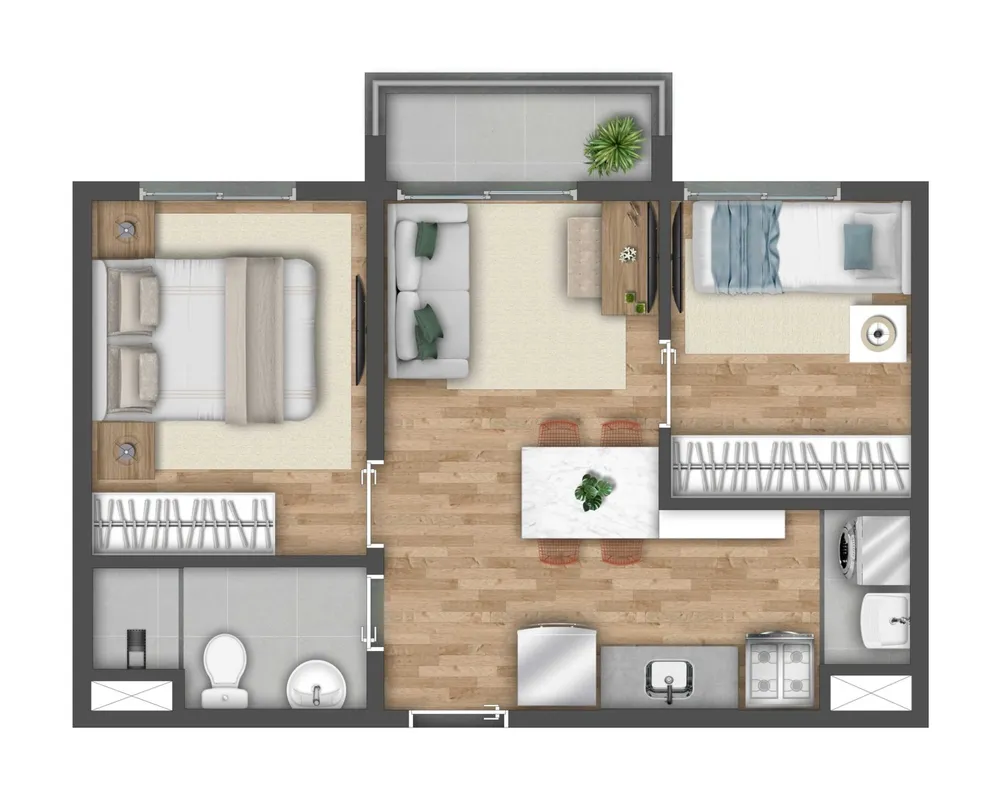 Casa, 2 quartos, 2742 m² - Foto 8